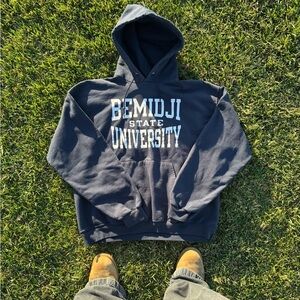 Y2K Bemidii University Hoodie by Champion NWOT